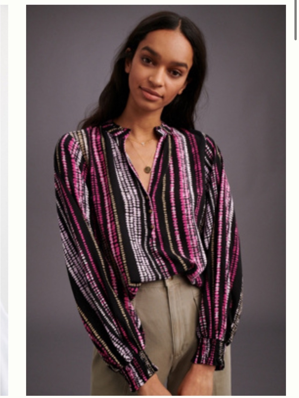 Maeve by Anthropologie Striped Women’s Shirt